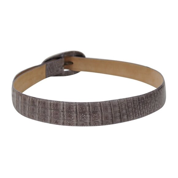 Nancy Gonzalez Womens Crocodile Leather Belt Size Medium Purple Violet Leather main image 8